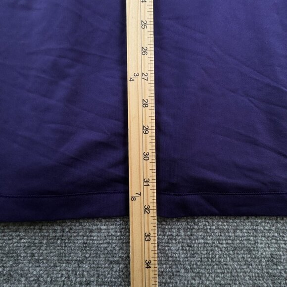 Adidas Coolmax Purple XL Short Sleeve Polo Shirt Puremotion W/ Pocket Blue - Picture 3 of 10